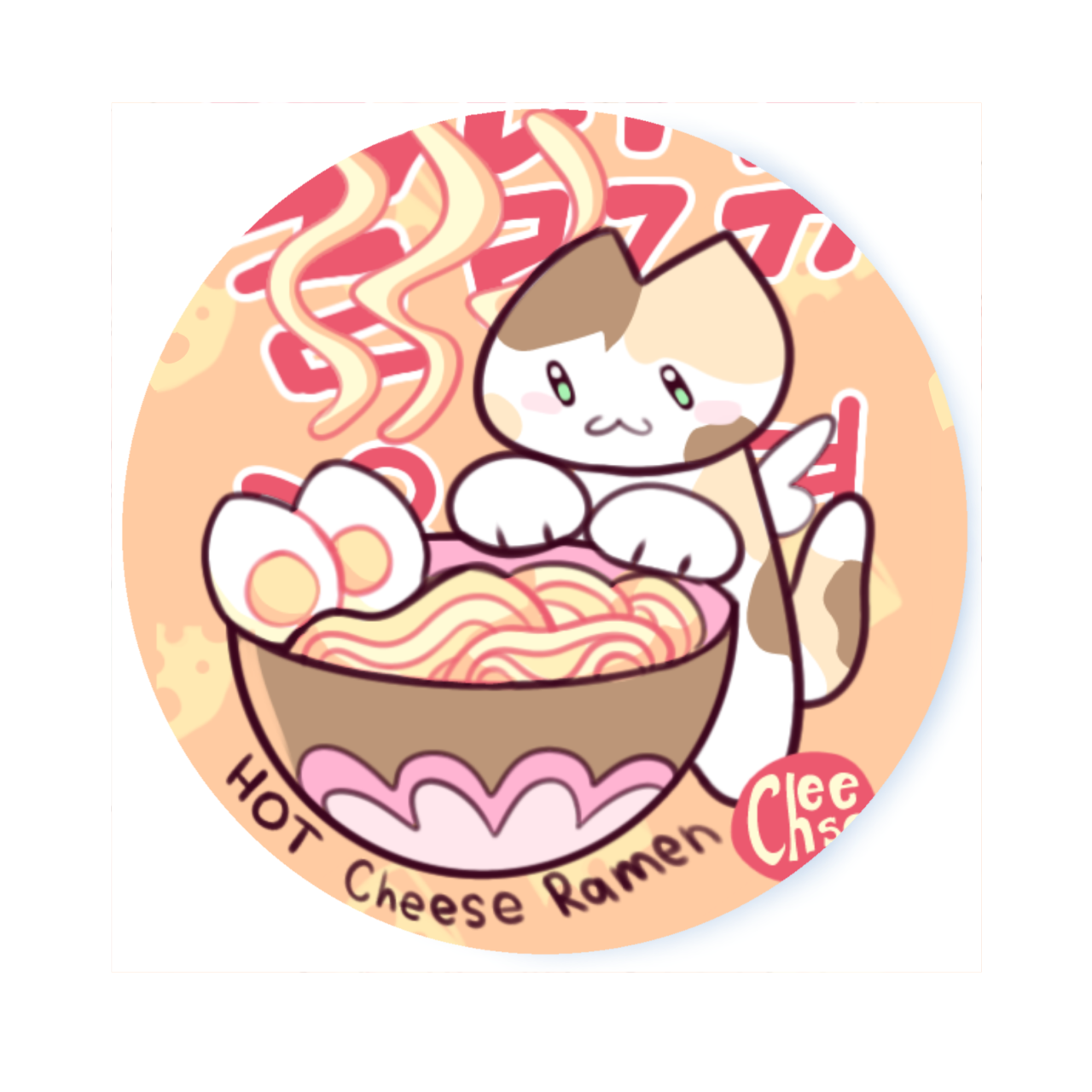 Значок 37мм 'Рамен Юки'