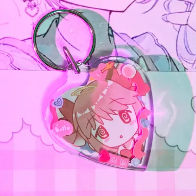 Брелок-сердечко с Мадокой