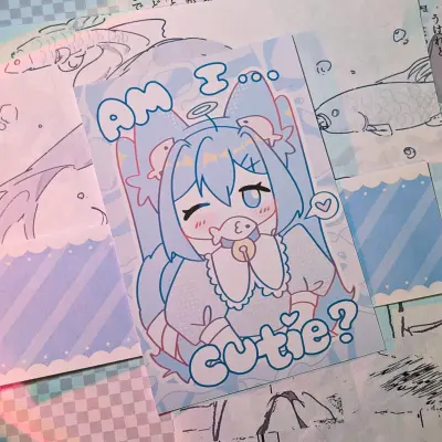 Принт глянцевый "Мику Cute"