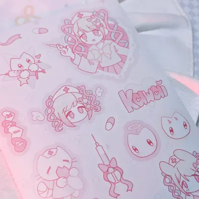 Стикерпак "Розовый" А5