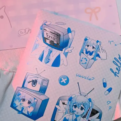 Стикерпак «Мику error»