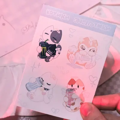 Стикерпак "Котики энерготики"