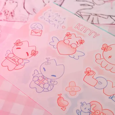 Стикерпак "Влюбленные котики"