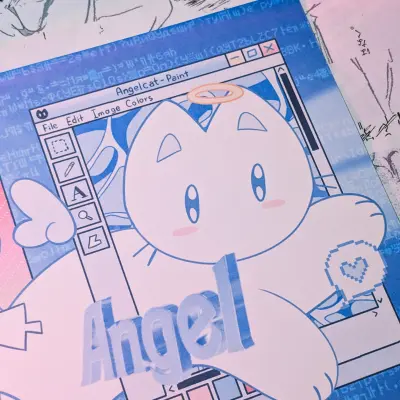 Плакат А4 "Котики"