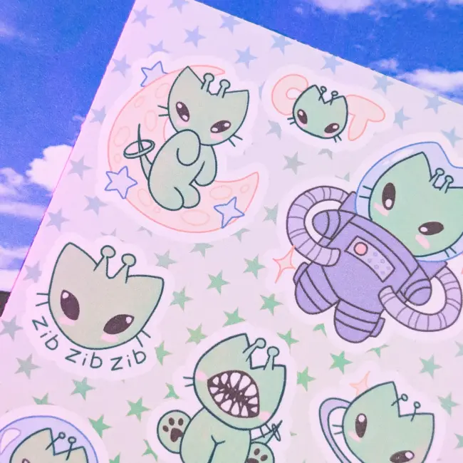 Стикерпак "Глорпи котик"