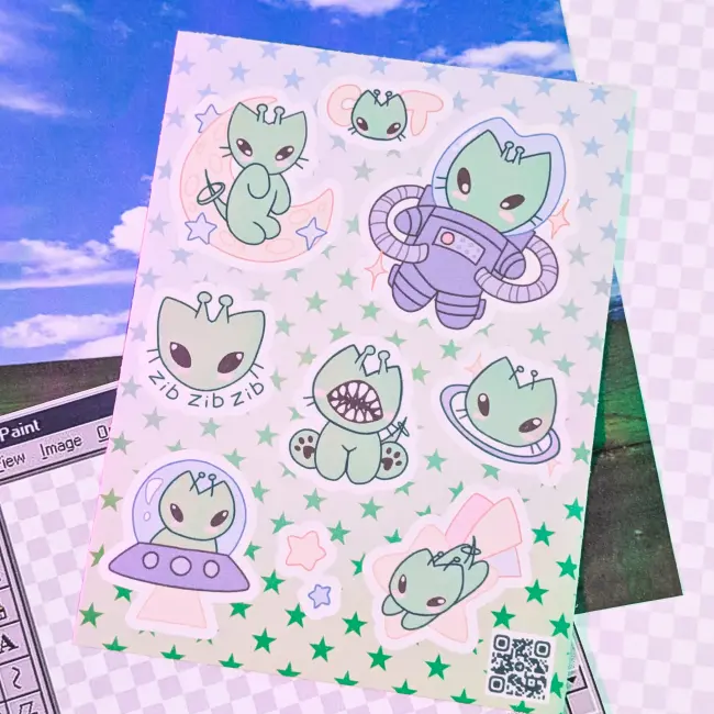 Стикерпак "Глорпи котик"