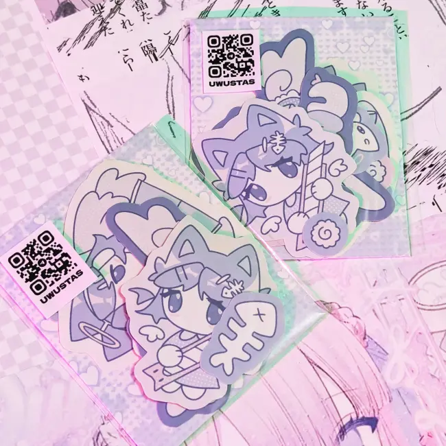 Набор стикеров "Фиолетовый"