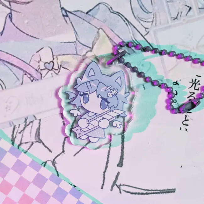 Брелок "Увуста с ножом"