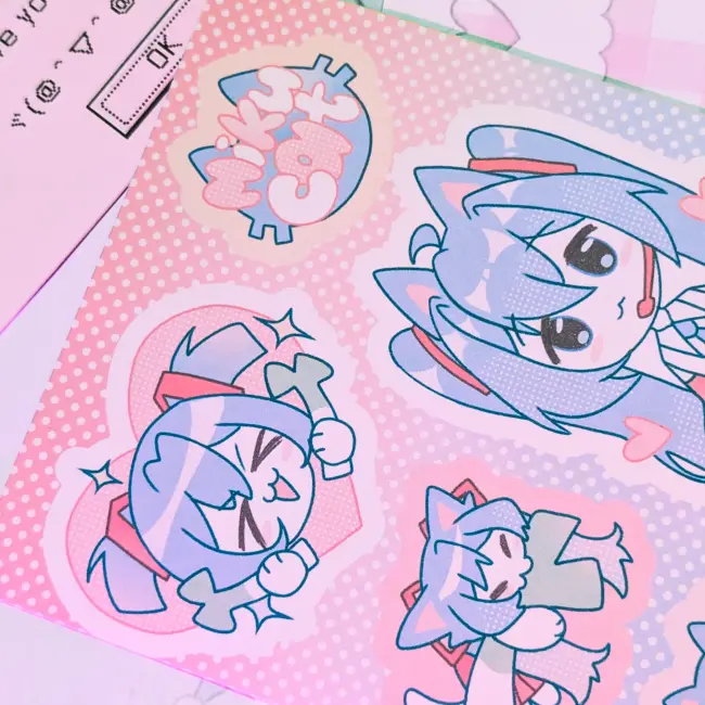 Стикерпак "Мику котик"