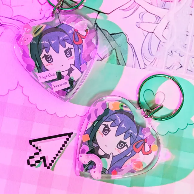 Брелок-сердечко с Хомурой