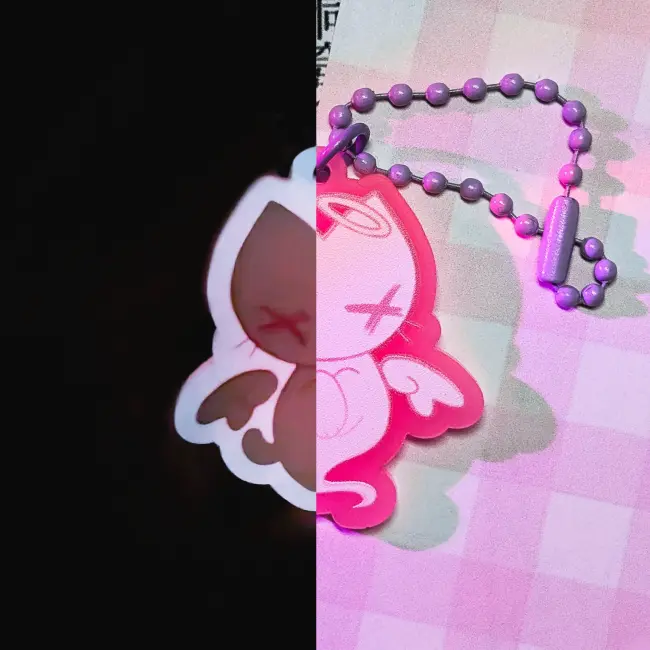 Гача брелок "Больные котики"