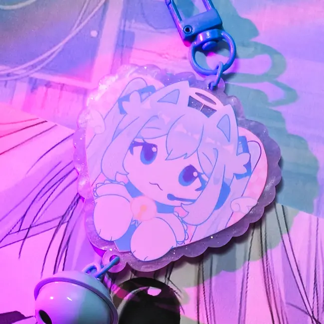 Брелок с бубенчиком "Мику"