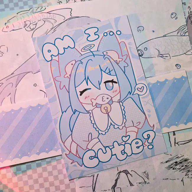 Принт глянцевый "Мику Cute"