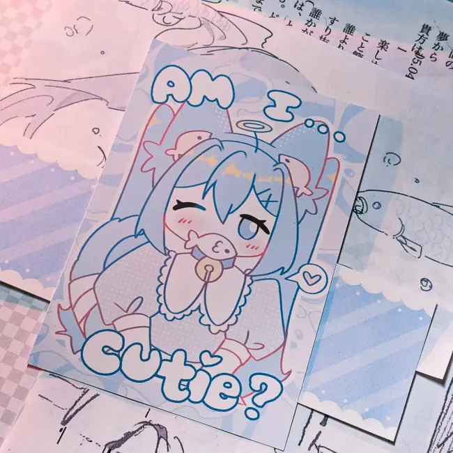 Принт глянцевый "Мику Cute"