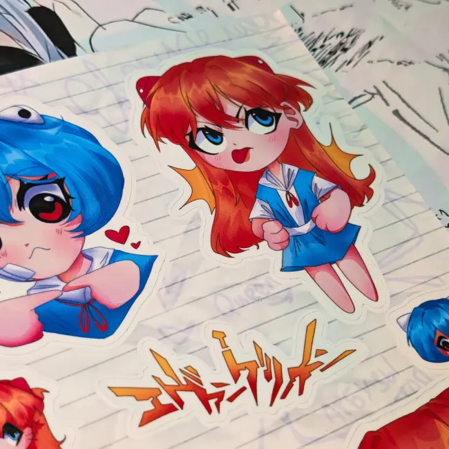 Стикеры "АскаРэй" с вырезкой