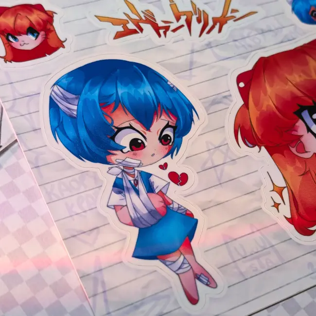 Стикеры "АскаРэй" с вырезкой