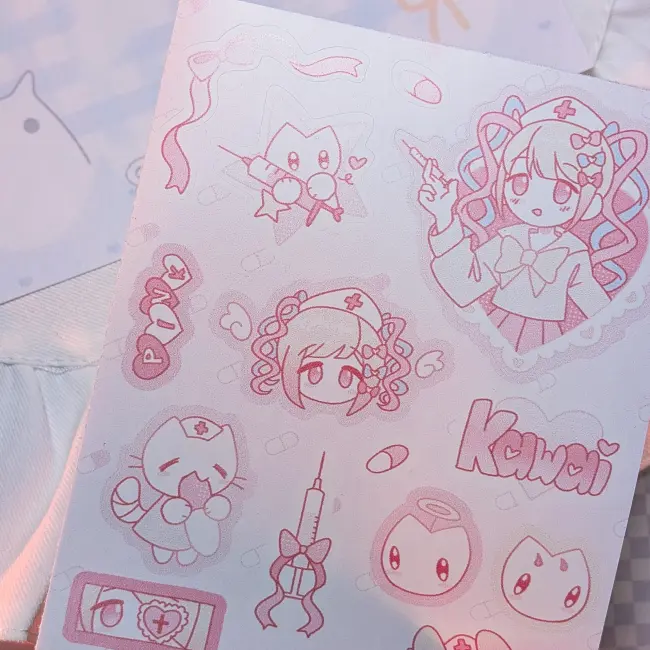 Стикерпак "Розовый" А5