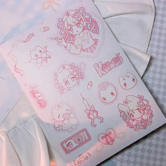 Стикерпак "Розовый" А5