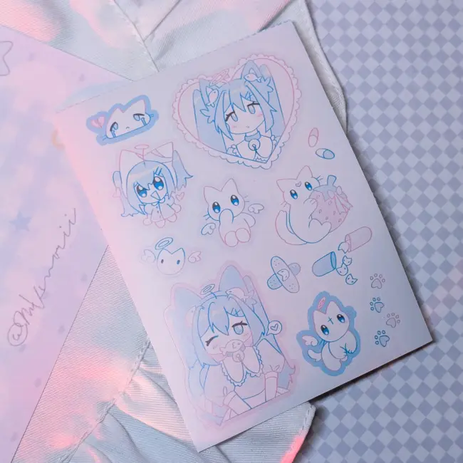 Стикерпак "Голубой"