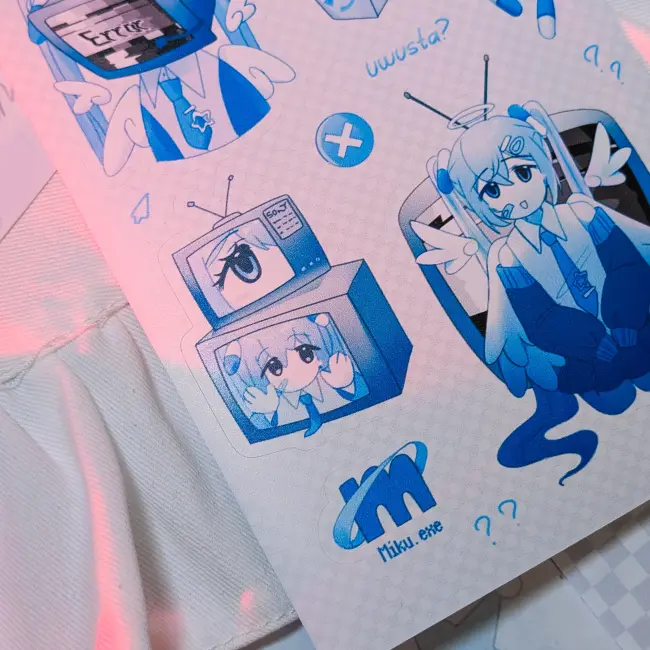 Стикерпак «Мику error»