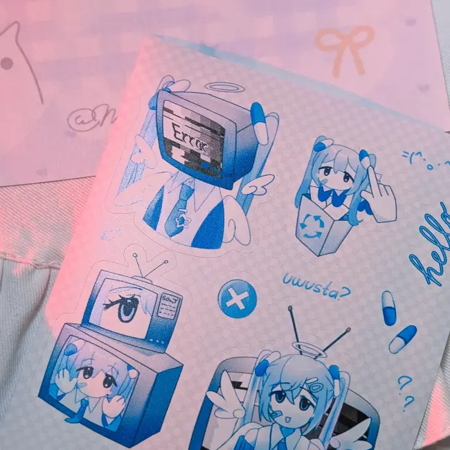 Стикерпак «Мику error»