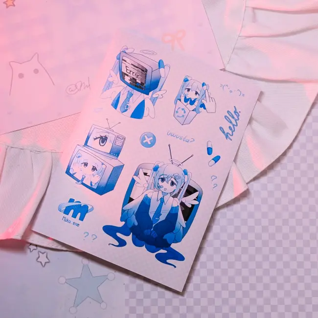 Стикерпак «Мику error»