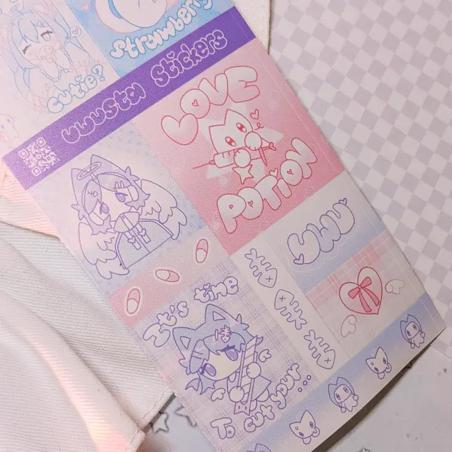 Стикерпак "Сине-Фиолетовый"