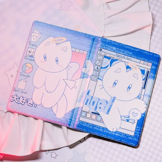 Обложка на паспорт" Котики"