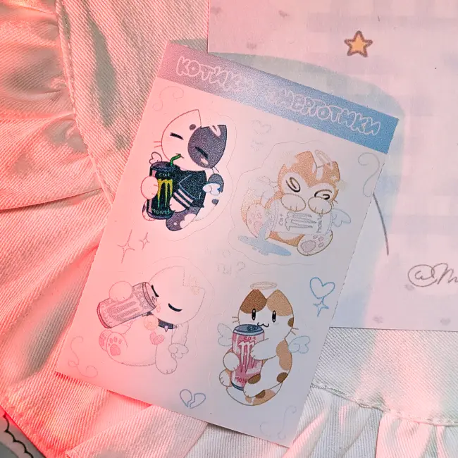 Стикерпак "Котики энерготики"