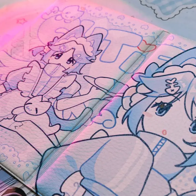 Обложка на паспорт "Тенши увуста"