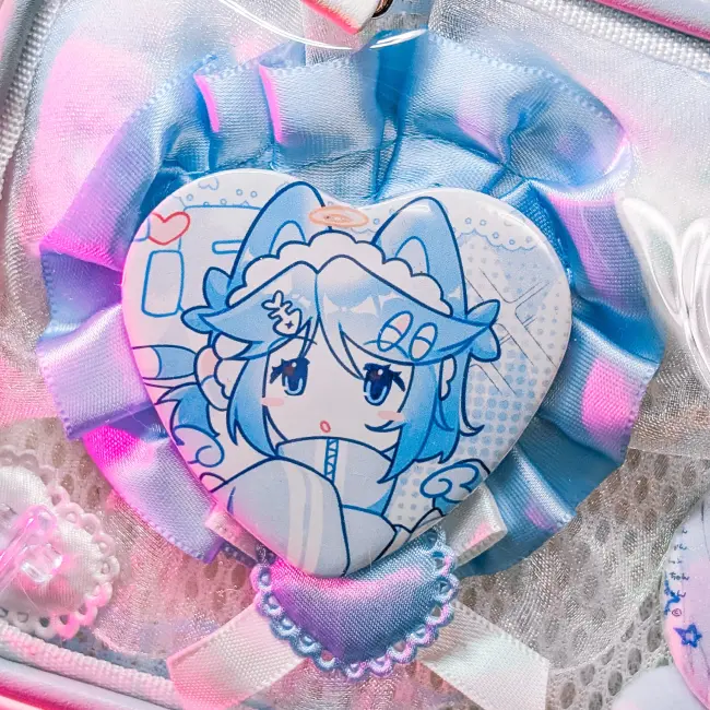 Значок-сердечко "Увуста"