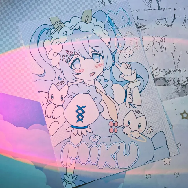 Плакат А4 "Мику"