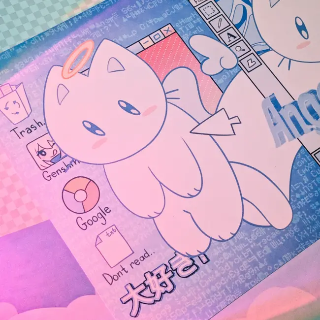 Плакат А4 "Котики"